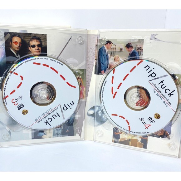 Nip/Tuck - First Season (DVD, 2003, 5-Disc Set) Missing 1 DVD - Picture 7 of 11